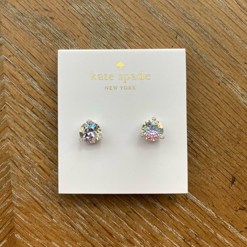Kate spade dichroic glass rainbow earrings